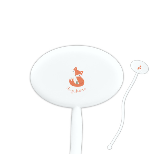 Custom Foxy Mama Oval Plastic Stir Sticks