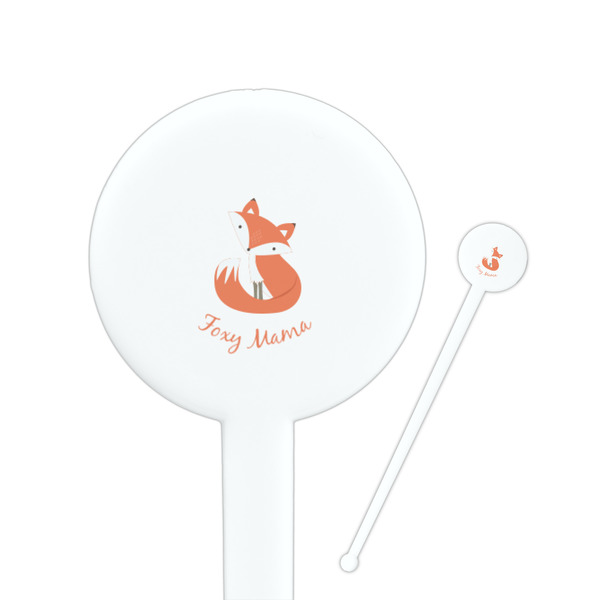 Custom Foxy Mama Round Plastic Stir Sticks