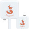 Foxy Mama White Plastic Stir Stick - Double Sided - Approval