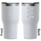 Foxy Mama White RTIC Tumbler - Front and Back