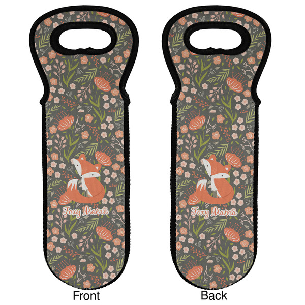Foxy Mama Wine Tote Front & Back