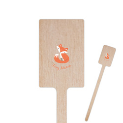 Foxy Mama 6.25" Rectangle Wooden Stir Sticks - Double Sided