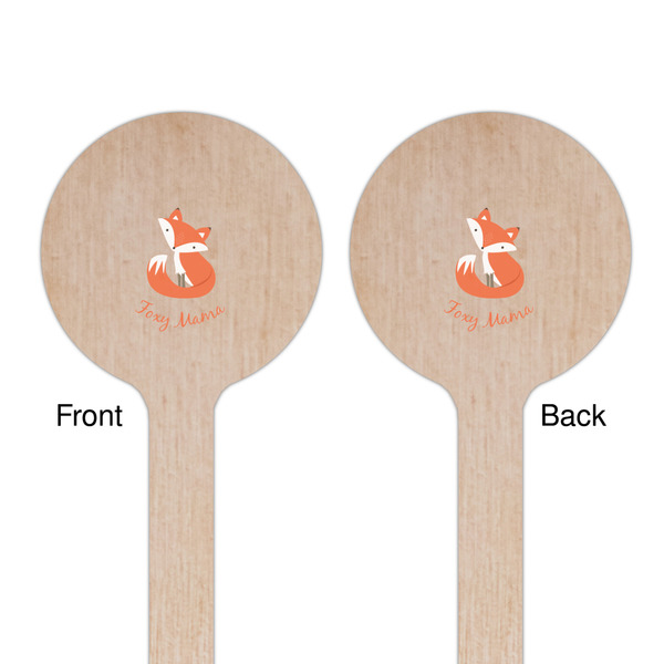 Foxy Mama Wooden 7.5" Stir Stick - Round - Double Sided - Front & Back