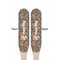 Foxy Mama Wooden Food Pick - Paddle - Double Sided - Front & Back