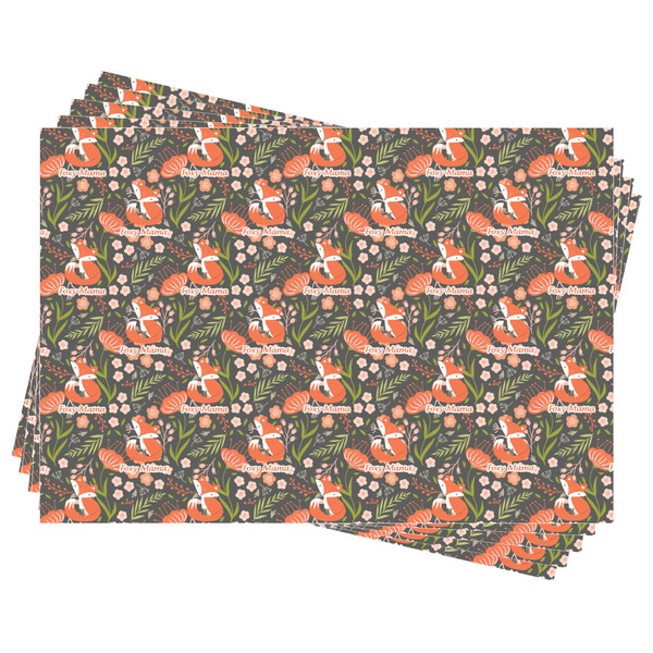 Foxy Mama Wrapping Paper - Front & Back - Sheets Approval