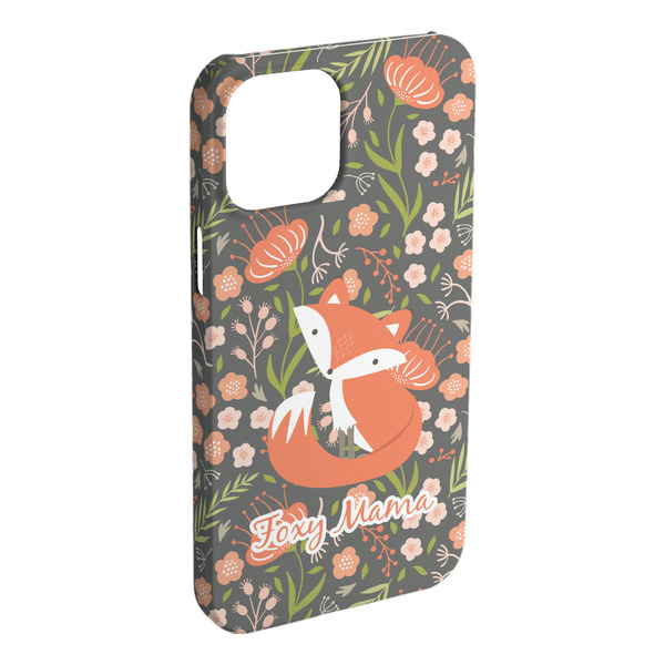 Custom Foxy Mama iPhone Case - Plastic