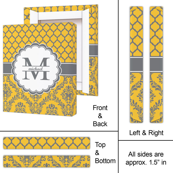 Damask & Moroccan 11x14 - Canvas Print - Approval