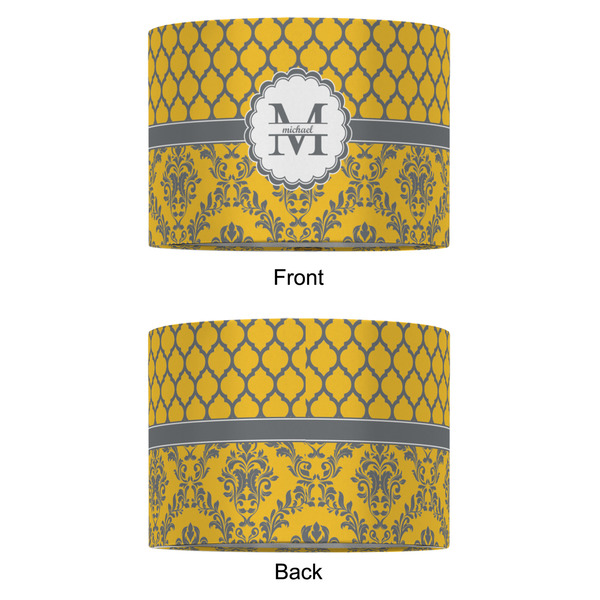 Damask & Moroccan 12" Drum Lampshade - APPROVAL (Fabric)