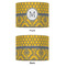 Damask & Moroccan 12" Drum Lampshade - APPROVAL (Fabric)