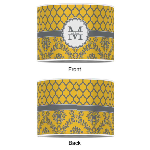 Damask & Moroccan 12" Drum Lampshade - APPROVAL (Poly Film)