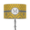 Damask & Moroccan 12" Drum Lampshade - ON STAND (Fabric)