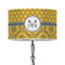 Damask & Moroccan 12" Drum Lamp Shade - Poly-film (Personalized)