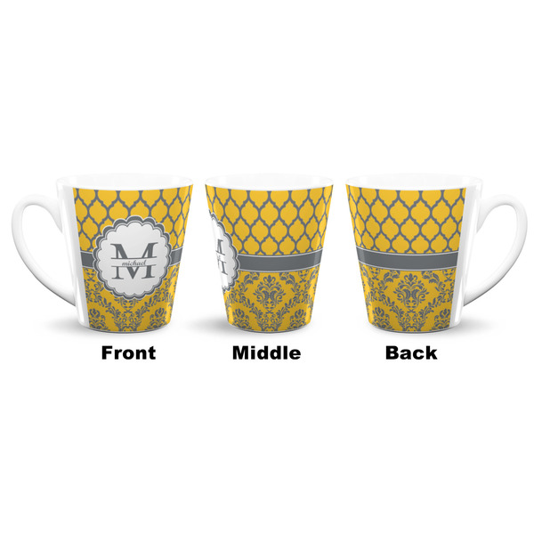 Damask & Moroccan 12 Oz Latte Mug - Approval