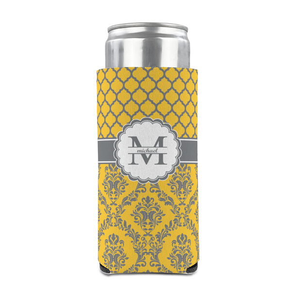 Damask & Moroccan 12oz Tall Can Sleeve - FRONT (on can)