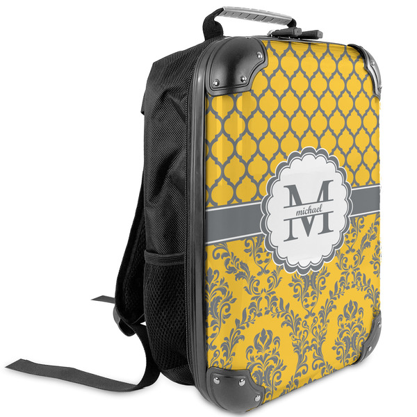 Custom Damask & Moroccan Kids Hard Shell Backpack (Personalized)