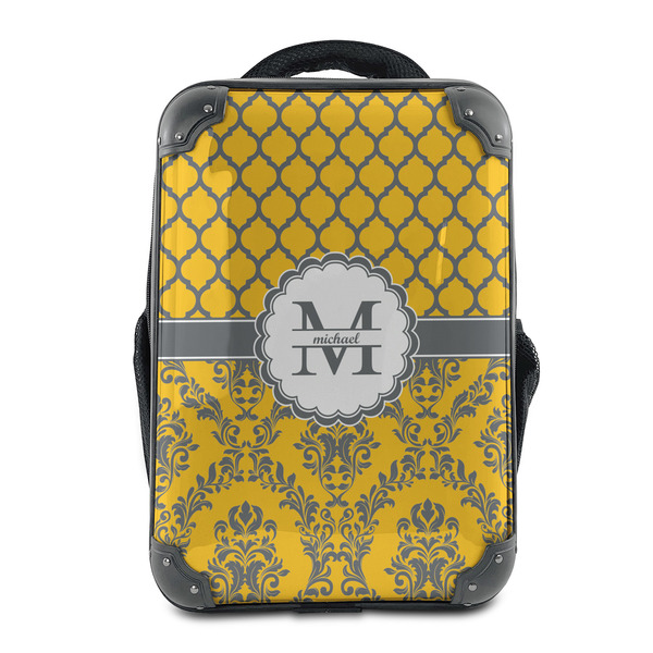 Custom Damask & Moroccan 15" Hard Shell Backpack (Personalized)