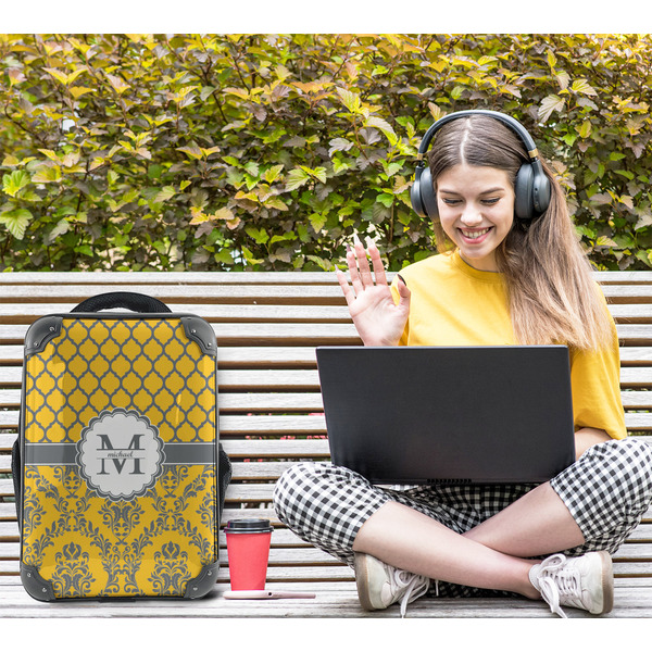 Damask & Moroccan 15" Backpack - LIFESTYLE