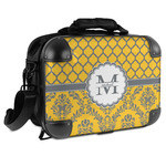 Damask & Moroccan Hard Shell Briefcase - 15" (Personalized)