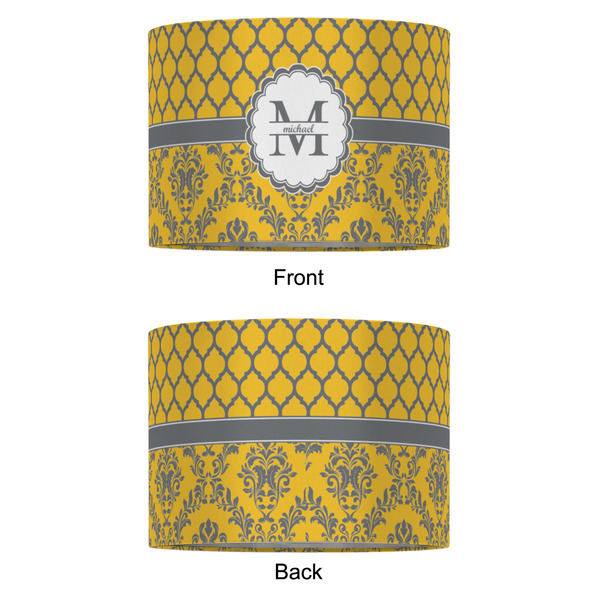 Damask & Moroccan 16" Drum Lampshade - APPROVAL (Fabric)