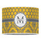 Damask & Moroccan 16" Drum Lampshade - FRONT (Poly Film)