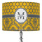 Damask & Moroccan 16" Drum Lampshade - ON STAND (Fabric)