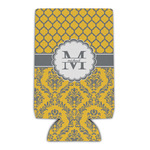 Damask & Moroccan Can Cooler (16 oz) (Personalized)