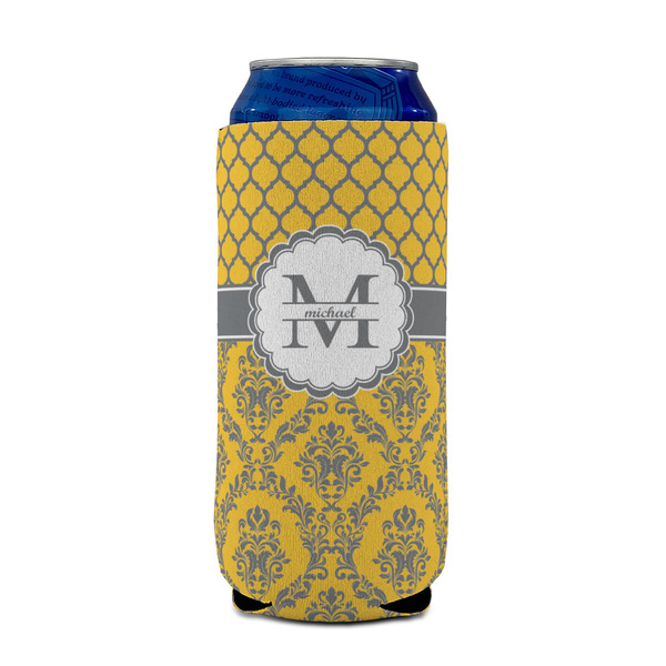 Damask & Moroccan 16oz Can Sleeve - FRONT (on can)