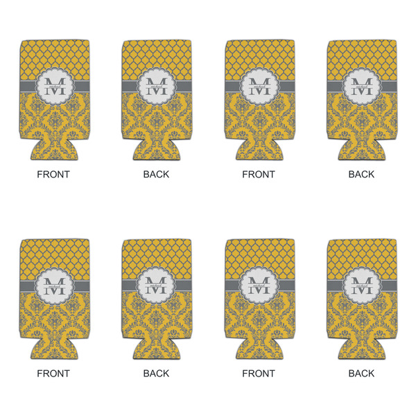 Damask & Moroccan 16oz Can Sleeve - Set of 4 - APPROVAL