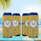 Damask & Moroccan 16oz Can Sleeve - Set of 4 - LIFESTYLE
