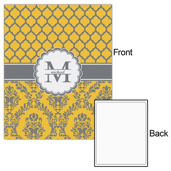 Damask & Moroccan 16x20 - Matte Poster - Front & Back