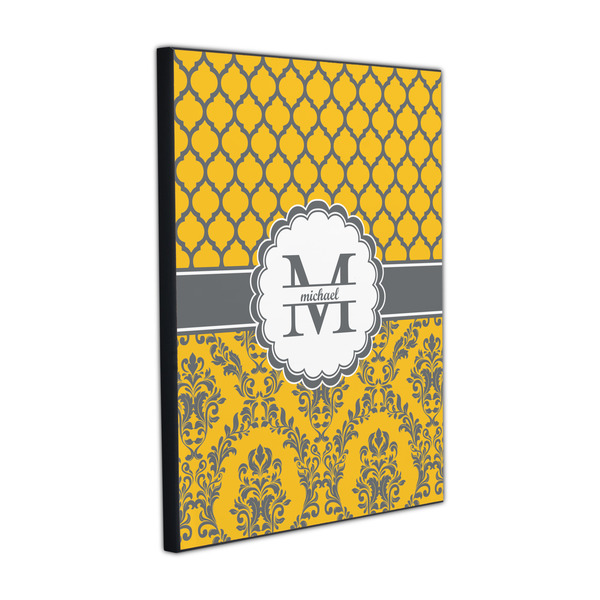 Damask & Moroccan 16x20 Wood Print - Angle View