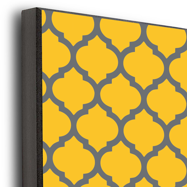 Damask & Moroccan 16x20 Wood Print - Closeup