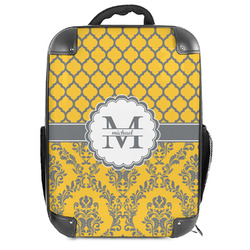 Damask & Moroccan Hard Shell Backpack (Personalized)
