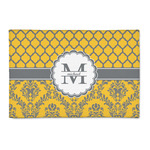 Damask & Moroccan Patio Rug (Personalized)