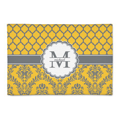 Damask & Moroccan 2' x 3' Patio Rug (Personalized)