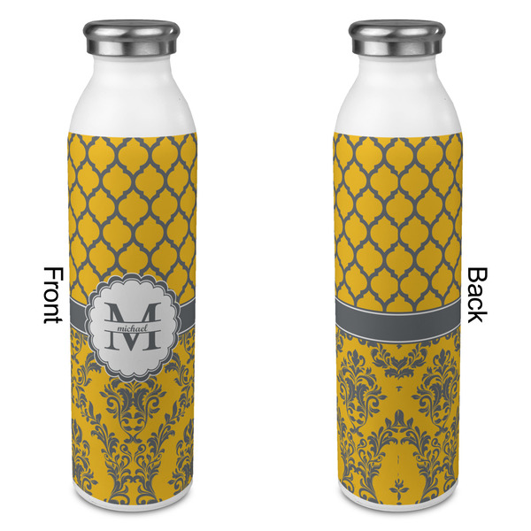 Damask & Moroccan 20oz Water Bottles - Full Print - Approval