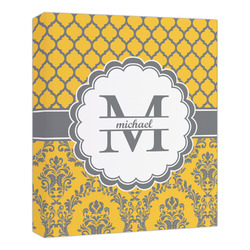 Damask & Moroccan Canvas Print - 20x24 (Personalized)