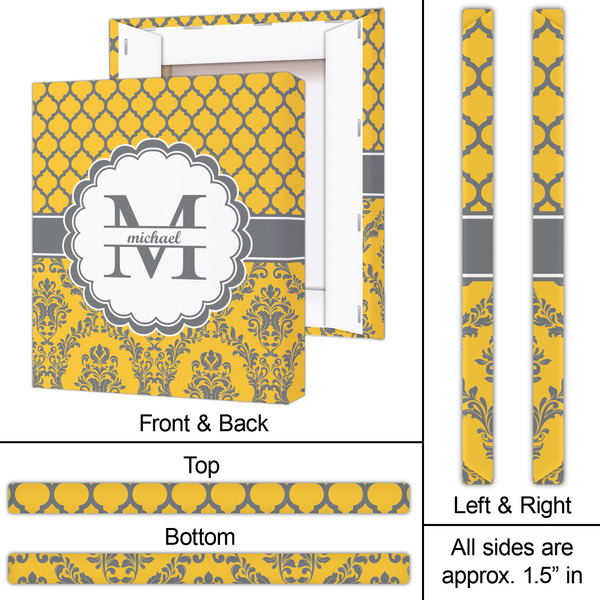 Damask & Moroccan 20x24 - Canvas Print - Approval