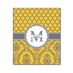 Damask & Moroccan Wood Print - 20x24 (Personalized)
