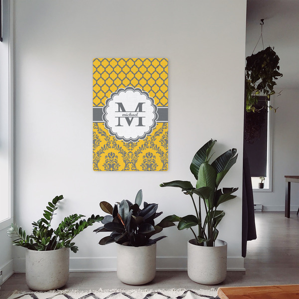 Damask & Moroccan 20x30 - Canvas Print - In Context