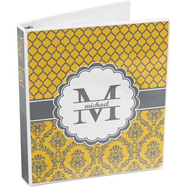 Damask & Moroccan 3-Ring Binder 3/4 - Main