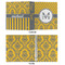 Damask & Moroccan 3 Ring Binders - Full Wrap - 1" - APPROVAL