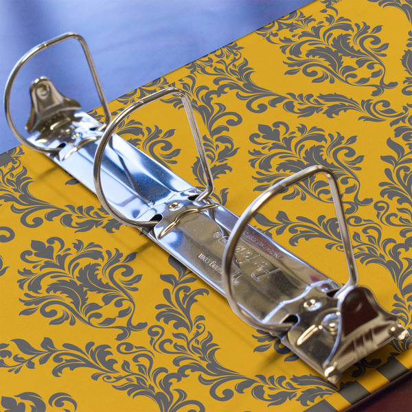 Damask & Moroccan 3 Ring Binders - Full Wrap - 2" - DETAIL