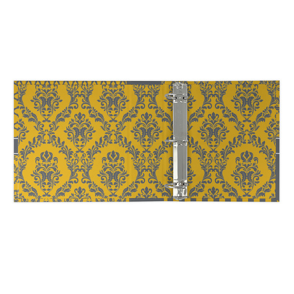 Damask & Moroccan 3 Ring Binders - Full Wrap - 2" - OPEN INSIDE