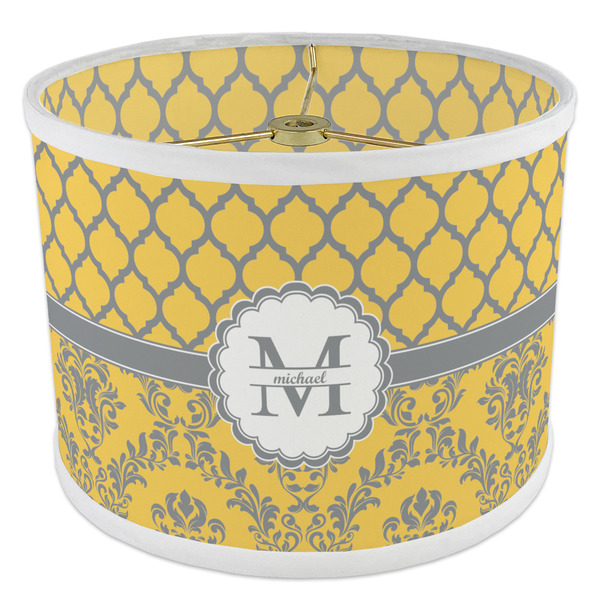 Damask & Moroccan 8" Drum Lampshade - ANGLE Poly-Film