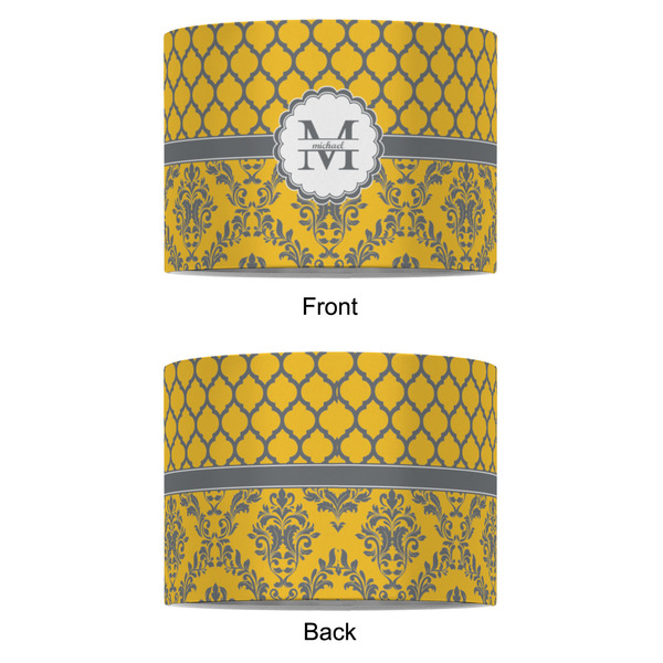 Damask & Moroccan 8" Drum Lampshade - APPROVAL (Fabric)