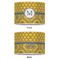 Damask & Moroccan 8" Drum Lampshade - APPROVAL (Poly Film)