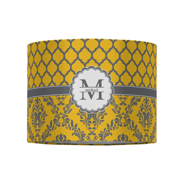 Damask & Moroccan 8" Drum Lampshade - FRONT (Fabric)