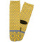 Damask & Moroccan Adult Crew Socks - Single Pair - Front and Back