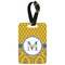 Damask & Moroccan Aluminum Luggage Tag (Personalized)
